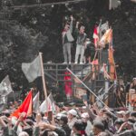 Massa Aksi Cipayung Plus Demonstrasi di Depan Kantor Bupati Lombok Timur